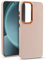 Haffner HF340451 Frame szilikon tok - samsung sm-s937 galaxy s25 - pink kép