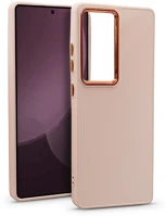 Haffner HF340499 Frame szilikon tok - samsung sm-s938 galaxy s25 ultra - pink kép
