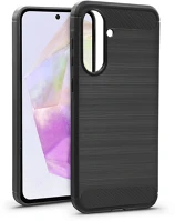 Haffner HF355905 Samsung sm-a366 galaxy a36 5g carbon fekete szilikon tok kép