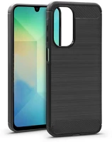 Haffner HF357145 Samsung sm-a266 galaxy a26 5g carbon fekete szilikon tok kép