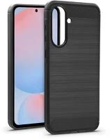 Haffner HF357510 Samsung sm-a566 galaxy a56 5g carbon szilikon fekete tok kép