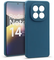 Haffner HF366185 Matt szilikon tok - xiaomi redmi note 14 pro plus 5g - kék kép