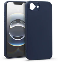 Haffner HF382130 Matt szilikon tok - apple iphone 16e - kék kép