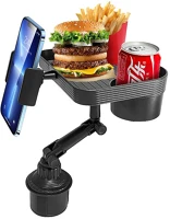 Haffner HF390531 Cp12 univerzális autós tálca pohártartóba - fekete kép