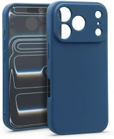 Haffner HF407260 Matt szilikon tok - apple iphone 17 pro - kék kép