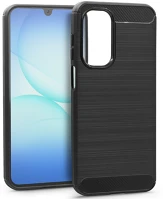 Haffner HF423222 Carbon szilikon tok - samsung sm-a175/sm-a176 galaxy a17 4g/5g - fekete kép