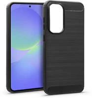 Haffner HF437182 Carbon szilikon tok - samsung sm-a376b galaxy a37 5g - fekete kép