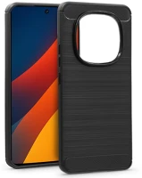 Haffner HF442575 Carbon szilikon tok - xiaomi redmi note 15 5g - fekete kép