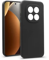 Haffner HF443237 Matt szilikon tok - xiaomi redmi note 15 pro 5g - fekete kép