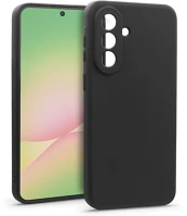 Haffner HF446054 Matt szilikon tok - samsung sm-a576b galaxy a57 5g - fekete kép