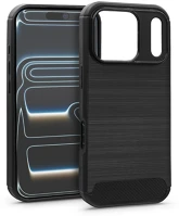 Haffner HF554181 Carbon szilikon tok - apple iphone 17 pro max - fekete kép