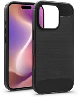 Haffner HF782464 Apple iphone 16 pro max szilikon hátlap - carbon - fekete kép