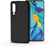 Haffner PT-4846 Huawei p30 szilikon hátlap - soft - fekete kép