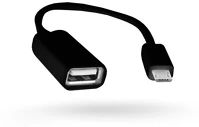 Haffner PT-5408 Micro usb - otg usb kábel - fekete kép