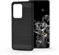 Haffner PT-5461 Samsung g988f galaxy s20 ultra szilikon hátlap - carbon - fekete kép