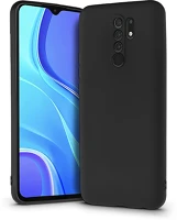 Haffner PT-5813 Xiaomi redmi 9 szilikon hátlap - soft - fekete kép