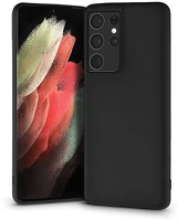 Haffner PT-6133 Samsung g998f galaxy s21 ultra szilikon hátlap - soft - fekete kép