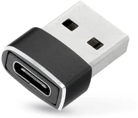 Haffner PT-6185 Type-c - usb-a adapter - fekete - eco csomagolás kép