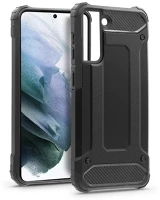 Haffner PT-6197 Samsung g990f galaxy s21 ütésálló hátlap - armor - fekete kép