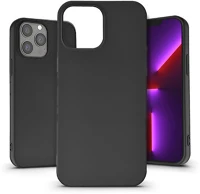Haffner PT-6335 Apple iphone 13 pro max szilikon hátlap - soft premium - fekete kép