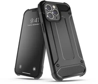 Haffner PT-6457 Iphone 14 pro ütésálló fekete műanyag hátlap kép