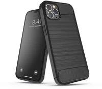 Haffner PT-6536 Xiaomi redmi a1 szilikon hátlap - carbon - fekete kép