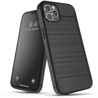 Haffner PT-6610 Xiaomi redmi note 12 5g/poco x5 5g szilikon hátlap - carbon - fekete kép