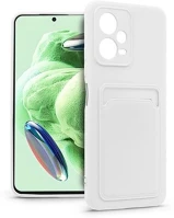 Haffner PT-6725 Xiaomi redmi note 12 5g/poco x5 5g fehér szilikon hátlap kártyatartóval kép