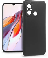Haffner PT-6795 Xiaomi redmi 12c szilikon hátlap - soft - fekete kép