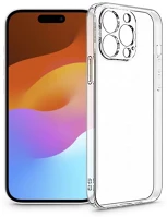 Haffner PT-6801 Apple iphone 15 plus szilikon hátlap - clear case - átlátszó kép