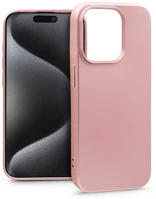 Haffner PT-6869 Apple iphone 15 pro hátlap - metallic - rózsaszín kép