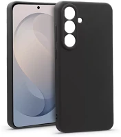 Haffner S25 FE/S26 FE - FEKETE Silicone case szilikon tok - samsung galaxy s25 fe/s26 fe - fekete kép