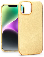 Haffner TF-0215 Apple iphone 14 szilikon hátlap - glitter - arany kép