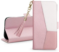 Haffner TF-0226 Apple iphone 14 pro oldalra nyíló tok - smart charms book flip - rouge kép