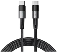 Haffner TP606133 Tech-protect  type-c to type-c 2m 100w pd fekete adat- és töltőkábel kép