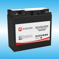Haidi 12.8V 20AH 12.8v 20ah lifepo4 zárt, gondozásmentes akkumulátor m5 kép