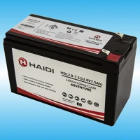 Haidi 12.8V 7.5AH 12.8v 7.5ah lifepo4 zárt, gondozásmentes akkumulátor kép