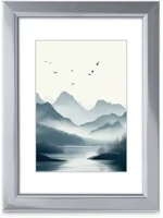 Hama 00193289 Chill műanyag keret 13x18cm - ezüst kép