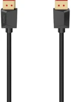 Hama 00200795 2m 2.1 uhd displayport fekete kábel kép