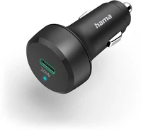 Hama 00201637 20w usb-c fekete autós töltő kép