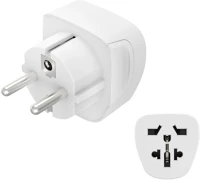 Hama 00223456 Utazóadapter világ -> eu - fehér kép