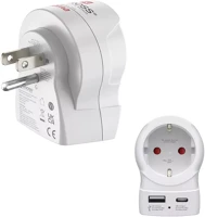 Hama 00223479 Utazóadapter eu -> usa/kanada + 30w pd kép
