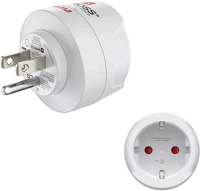 Hama 00223485 Utazóadapter eu -> usa/kanada kép