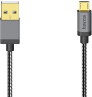 Hama 0,75M Adatkábel  micro-usb 0,75m fekete kép
