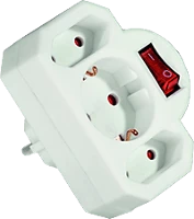 Hama 47756 1+2 hálózati elosztó kép