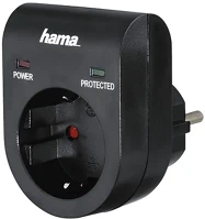 Hama 11.00546 Túlfeszültség védő  fekete kép