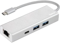 Hama 11.01039 Elosztó hub  usb type-c + 2xusb 3.1/lan/usb type-c kép