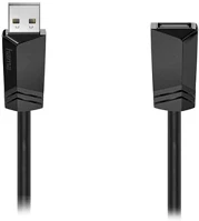 Hama 11.01069 Kábel  usb-a hosszabbító 0,75m fekete kép