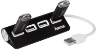 Hama 12177 Usb 2.0 hub, 1:4 buspow. fekete () kép