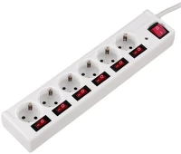 Hama 121947 Hálózati elosztó, fehér kép